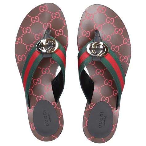 white and green gucci flip flops|Gucci Flip Flops clearance.